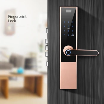 

Smart Fingerprint Bluetooth WIFI Lock IC Card Password Keypad Code Electronic Digital Door Lock for Smart Home