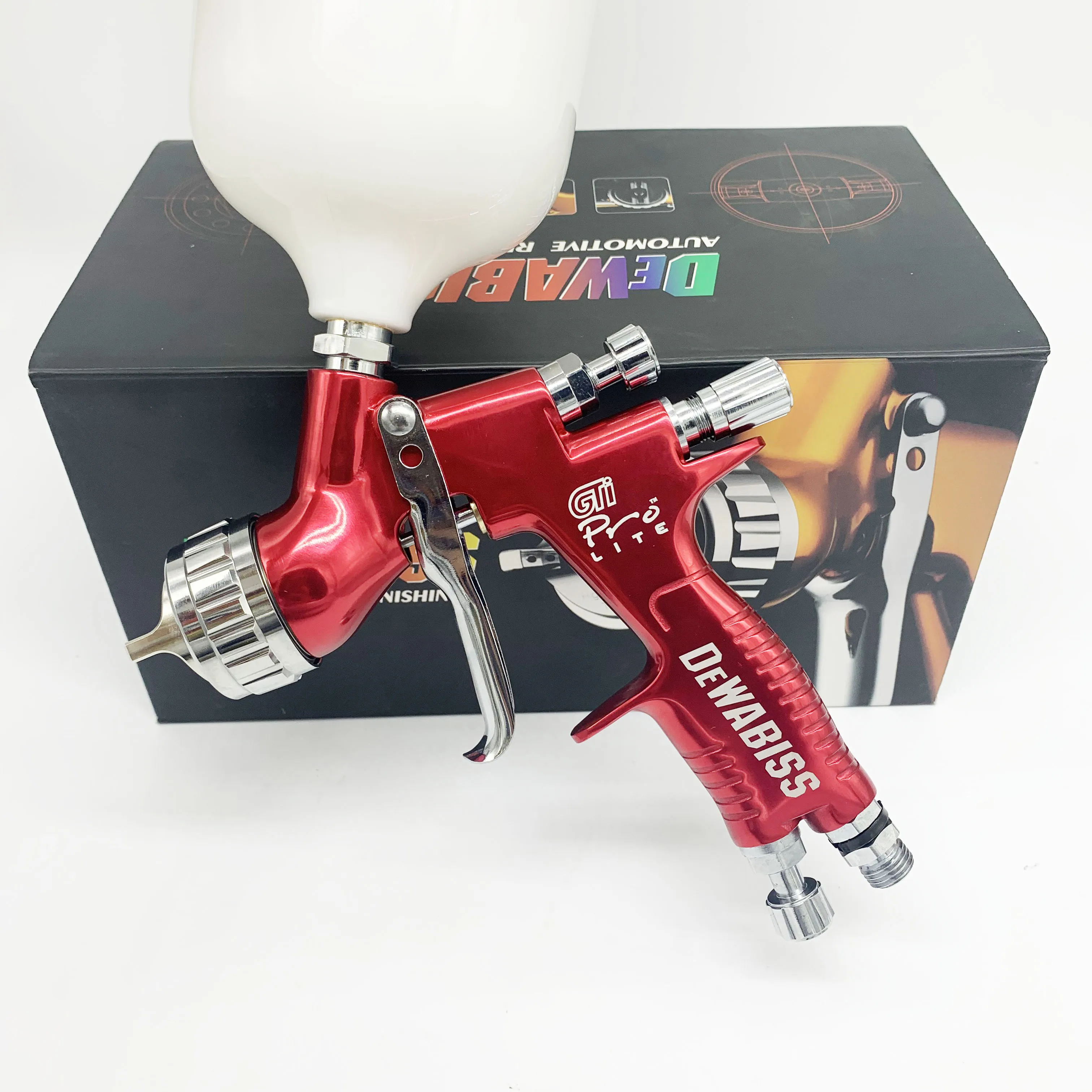 

HV30 spray gun gti pro new design 1.3mm HVLP airless spray painting car paint airbrush tool for water based high quality