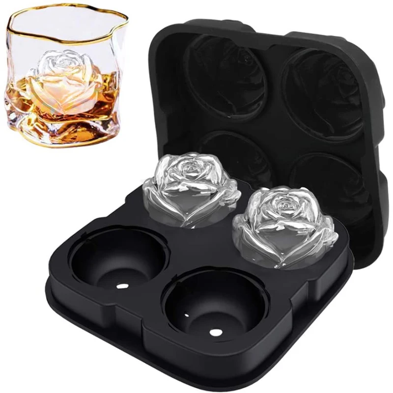 4 клетки большая силиконовая форма для льда Форма конфетный торт Сезон: Осень