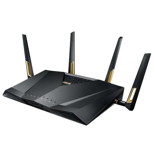Игровой роутер Wi Fi 6 802.11ax 4x4 до 6000 Мбит/с ASUS RT AX88U AX6000 MU MIMO и OFDMA 2 4 ГГц/5 ГГц антенны + 8