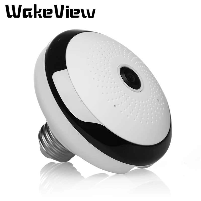 

WakeView 360 Degree 3.0MP Wireless Panoramic Home Security WiFi CCTV Fisheye Smart IP Camera Two Way Audio Night Vision Camera