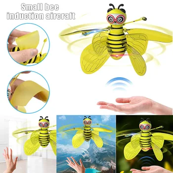 

Mini Flying Ball Bee Aircraft RC Infrared Induction Helicopter with Lighting Toy YJS99