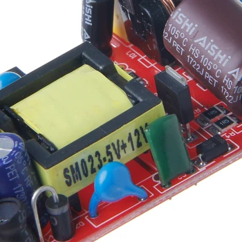 

Drop Wholesale AC-DC Buck Converter Double Isolation Output Module Power Supply 12V 1A/5V 1A