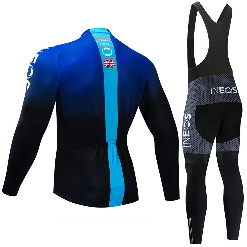 INEOS equipo Ciclismo JERSEY 9D pantalones de bicicleta conjunto Ropa de Maillot para hombre Invierno Polar térmico pro Ci