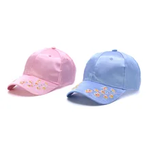 10 шт./партия, модная Женская бейсбольная кепка, Цветочная шляпа для женщин, сатиновая дышащая синяя, розовая, зеленая, 3 цвета