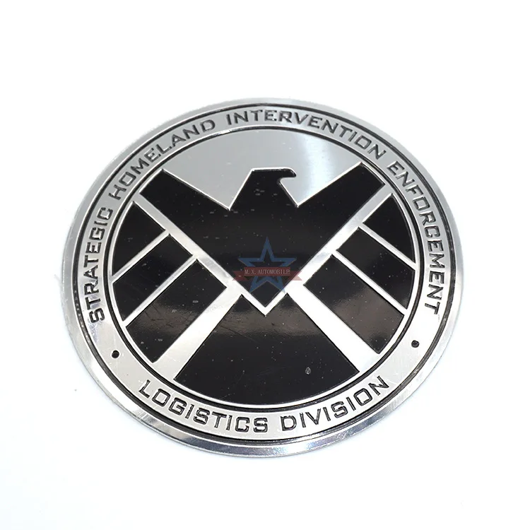 S. I. E.L.D. Бампер Декоративные Стикеры для автомобилей стикер автомобиля s классные наклейки на автомобиль металлический модифицированный Стандартный значок орла