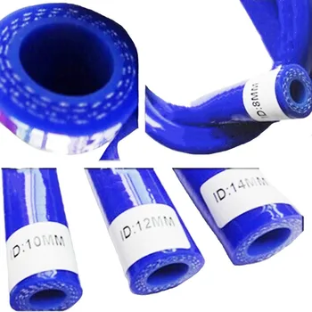 

SPSLD 20mm 3 layers Polyester 1 Meter Silicone Straight Hose blue Silica gel tube For Car engine Universal High temperature pipe