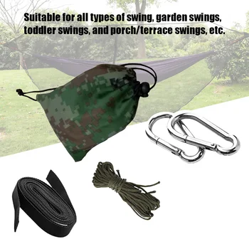 

Hanging Strap Kit Garden Hammock Universal Storage Bag Home Swing Attachment Tree Hiking Portable Easy Install Outdoor Camping