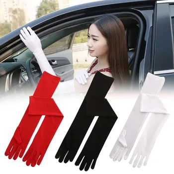

Women Prom Gloves Evening Party Costume Opera Fashion Performance Elegant Banquet Long Accessories Solid Stage