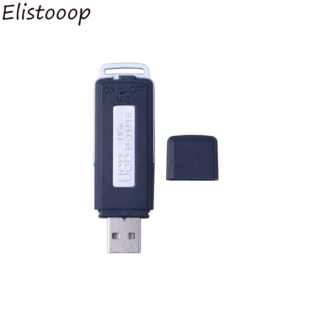Elistooop перезаряжаемый мини диктофон 70Hr WAV аудио ручка цифровой USB диктофон ручки Gravadorone