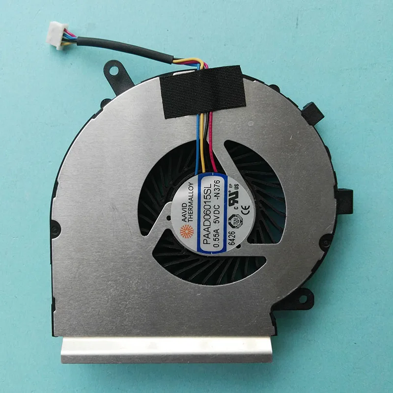 N376 FAN Охлаждения Процессор GPU вентилятор охлаждения для MSI GE62MVR GE72MVR 7RG AAVID THERMALLOY PAAD06015SL 0.55A 5VDC-N374 N376 4PIN - Цвет лезвия: N376 FAN