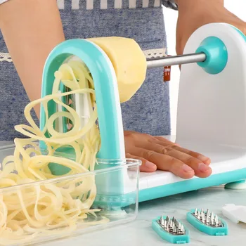

Vegetable Chopper Potato Cutter Multifunctional Spiral Cutter Flower Curler Carved Knives Household can CSV