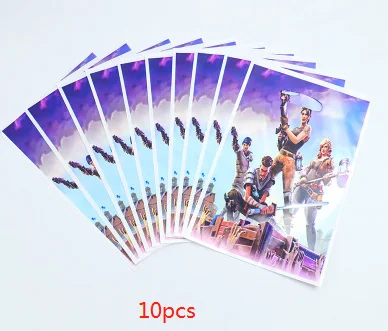 gift bag 10pcs 1 шт мульти-стиль замок игра есть курица игра Дети День рождения украшение торта, выпечки Флаг Шар - Цвет: gift bag 10pcs