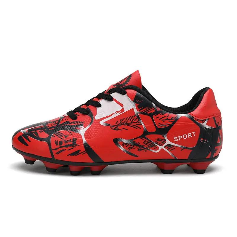 Zeeohh/уличные мужские футбольные бутсы для мальчиков, высококачественные футбольные бутсы, детские бутсы, тренировочные кроссовки, размер 35-45, футбольная обувь - Цвет: red2