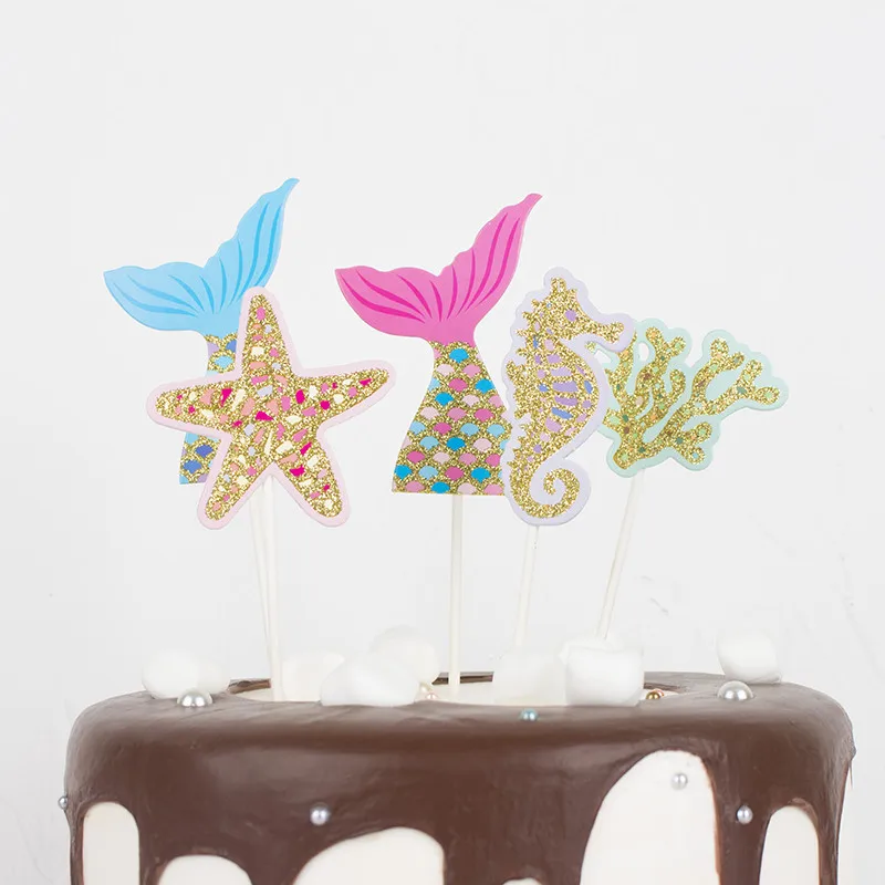 Cakelove Biling золотой розовый серебряный звезда рыбный хвост ракушка морская лошадь