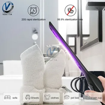 

Portable 30LED Ultraviolet Lamp Household Handheld Ultraviolet Disinfection Stick UV Bactericidal kill Mites Lamp UVC Germicidal