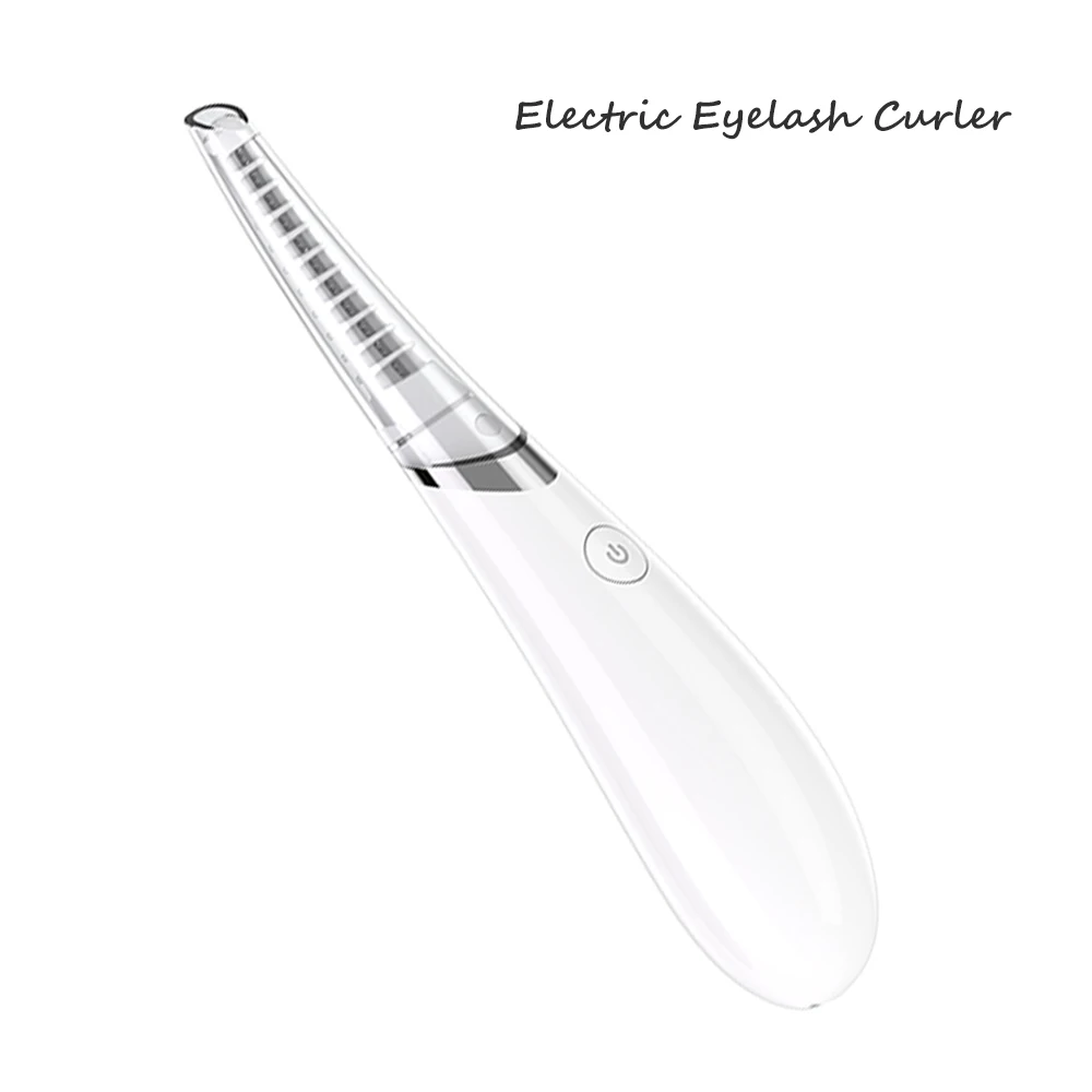 

Portable Pen Style Heated Eyelash Curler USB Rechargeable Electric Heated Makeup Curling Clip