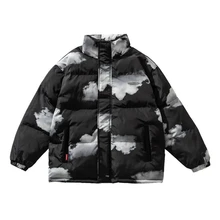  Coat Jacket Cardigan Top Thicken Zipper Loose Warm Clothes Retro Park Sweater Pocket Oversized Size Tie Dye Y2K Retro Punk size 