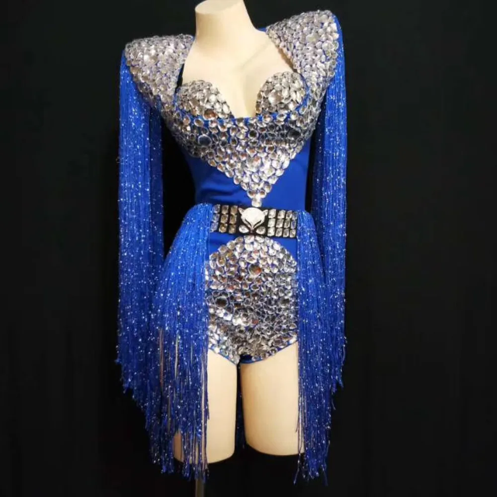 Rhinestone Bodysuit / Crystals / Festival Outfit / Halloween