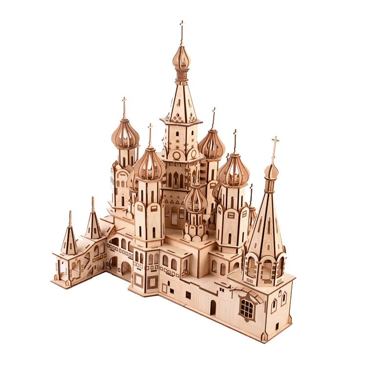 

Xin the Brand Wooden Toys Stereo Educational Puzzle 3D Hardcover 3D Puzzle Model Jigsaw Puzzle