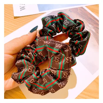 

Vintage hair band silk wide-brimmed headband large intestine ring head tie rubber band hair ring ball tie ponytail tie headband