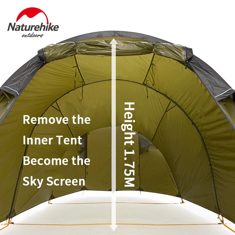 Naturehike Cloud Tourer 2 Сверхлегкий дорожный мотоцикл двойной Тент Открытый кемпинг езда самостоятельно Вождение Тур непромокаемая палатка