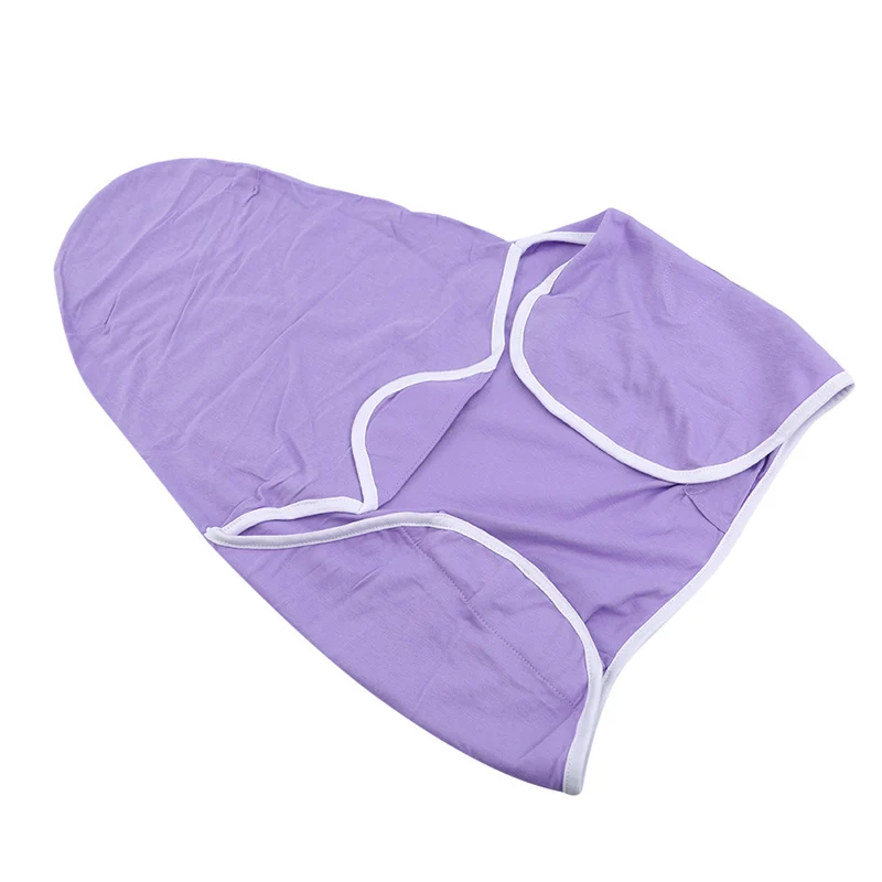 purple Товары для малышей; одеяло и обернутое одеяло для новорожденных; мягкий спальный мешок из хлопка для новорожденных - Цвет: purple