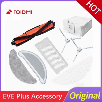 Roidmi EVE 플러스 HEPA 필터 액세서리, 분리형 메인 브러시 걸레 천 사이드 먼지 봉투 클리너 부품 옵션