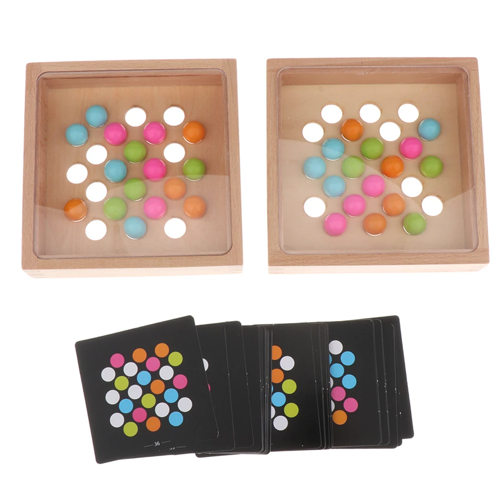 Wooden Finger Play Children Training Toys for Parents-children Matching Board Game