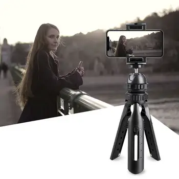 

Mini Desktop Tripod 360 Degree Rotation Foldable Shockproof Bracket Portable Car Phone Holder Mobile Phone Stand