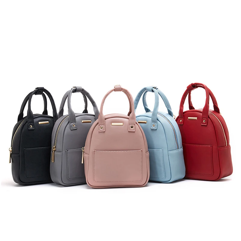 YIZHONG кожаный роскошный женский рюкзак мини-рюкзак Кошелек Дамская маленькая сумка на плечо модная простая сумка для книг Mochila Feminima