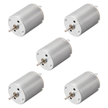 

uxcell DC Motor 5.5V 35000RPM 0.7A Electric Motor Round Shaft for RC Boat Toys Model DIY Hobby 5Pcs