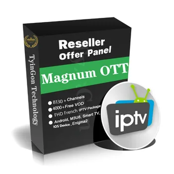 

Magnum OTT Premium IPTV Control Panel for Reseller management 9000+live VOD Series European iptv Spain IPTV French IPTV