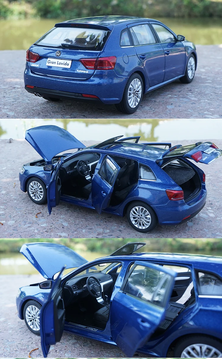 1:18 VW Gran Lavida литье под давлением Модель автомобиля игрушки Металлическая Модель автомобиля оригинальная коробка
