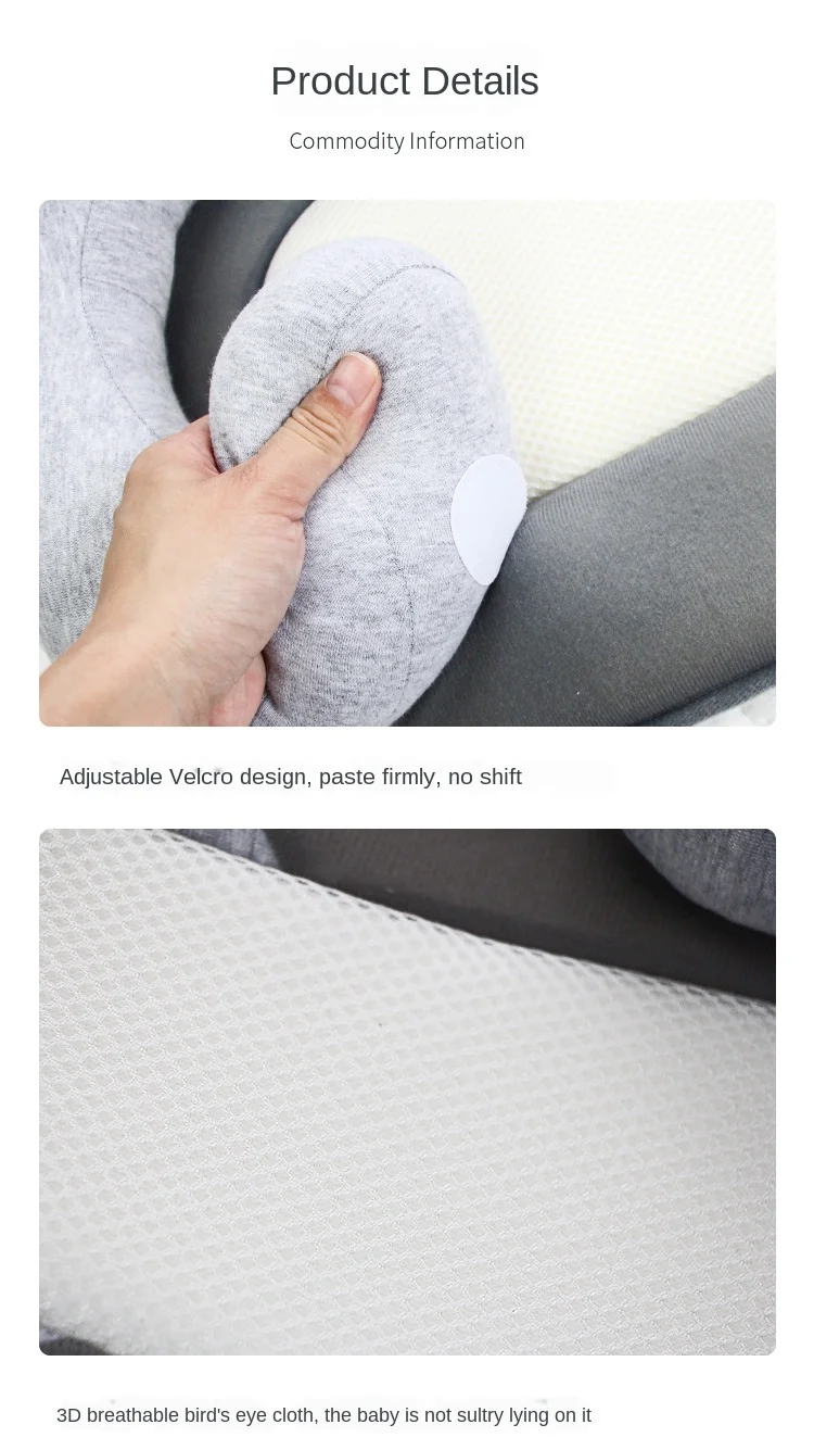 Baby Pillow Newborn Sleeping Support Pillow Concave Soft Cartoon Toddler Cushion Prevent Flat Head Baby Pillows Reflux Bed