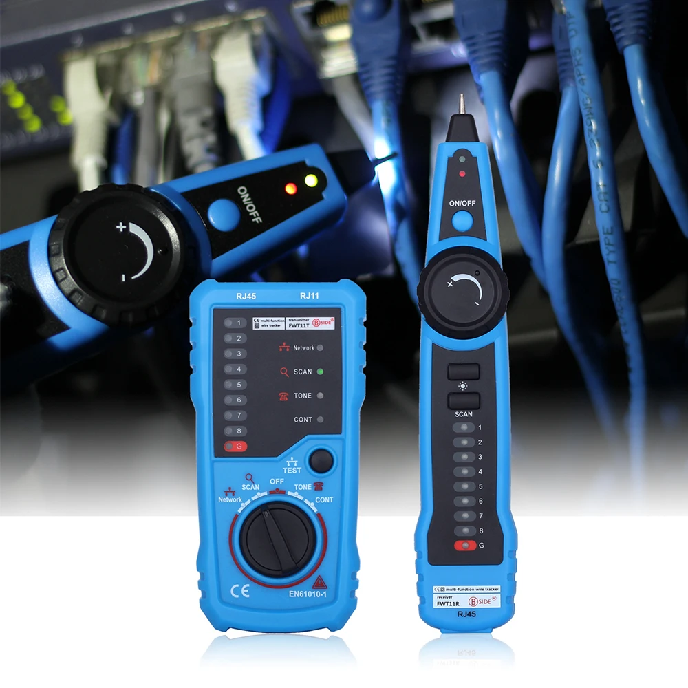 Высокое качество сетевой кабель тестер детектор RJ11 RJ45 Cat5 Cat6 телефонный провод трекер Tracer тонер Ethernet LAN линия Finder