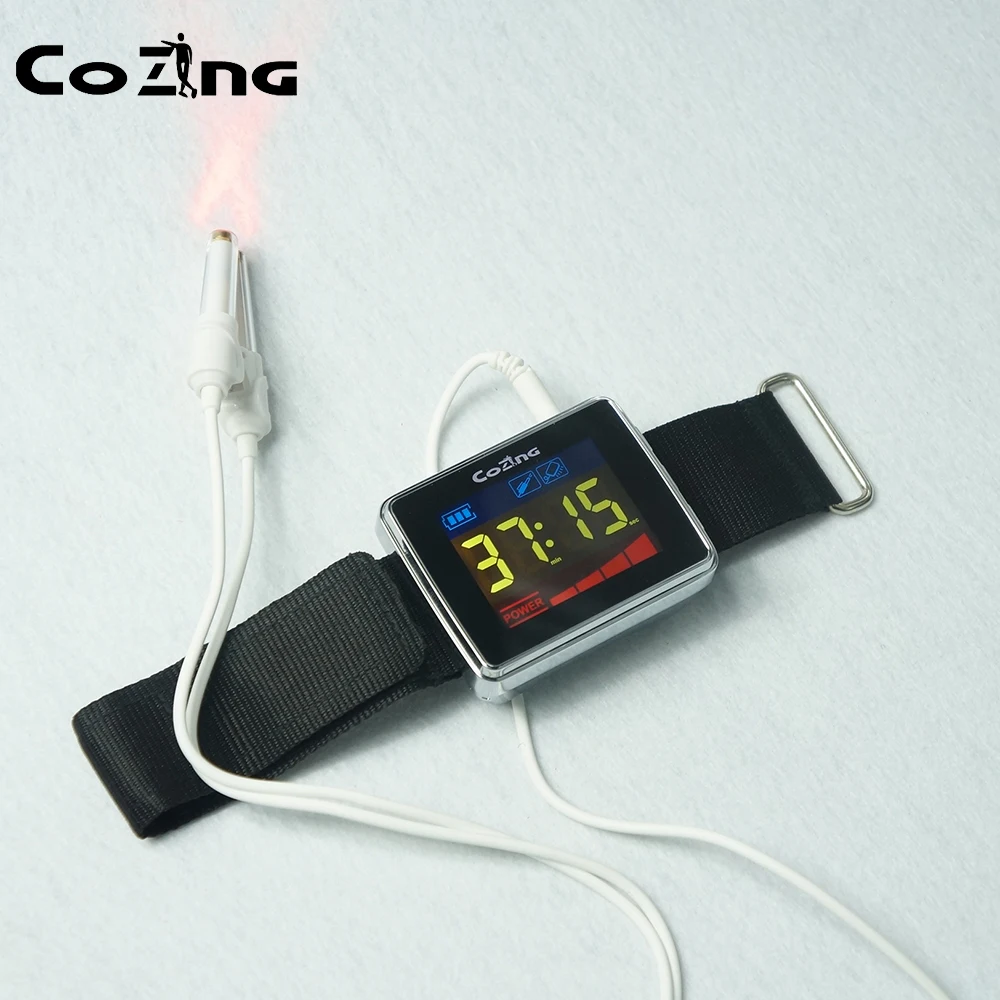 

650nm Soft Cold Laser Low Level Laser Therapy Wrist Watch Style Device LLLT Red Light Therapy Machine