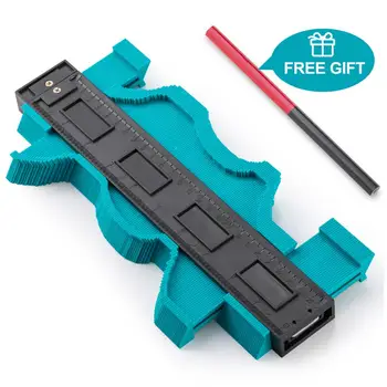 

Contour Gauge, 10 inch Profile Gauge Shape Duplicator Copying Tool, with Pencil and Pencil sharpener, Copy Irregular Shapes