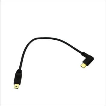 

Gold-plated usb3.1 type-C male elbow turn mini mini MINI 5pin 0.25 m Android mobile tablet mobile hard drive cable