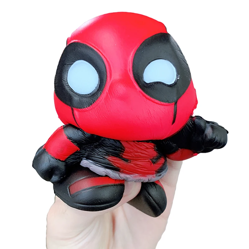 Jumbo супер герой Marvel Дэдпул сжимает игрушки мультфильм медленно поднимающийся мягкий ароматизированный стресс облегчение удовольствие для Ребенка Рождественский подарок игрушка