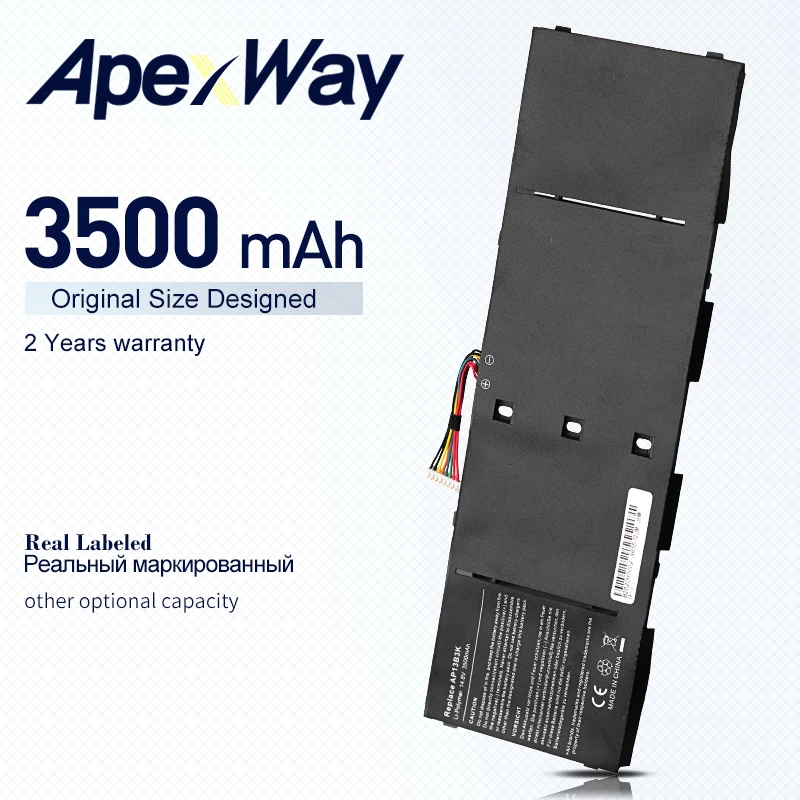Аккумулятор для ноутбука Acer AP13B3K AP13B8K Aspire R7 14 8 R7-571 R7-571G R7-572 R7-572G V5-472 V5-472G V5-572 V5-572G мА