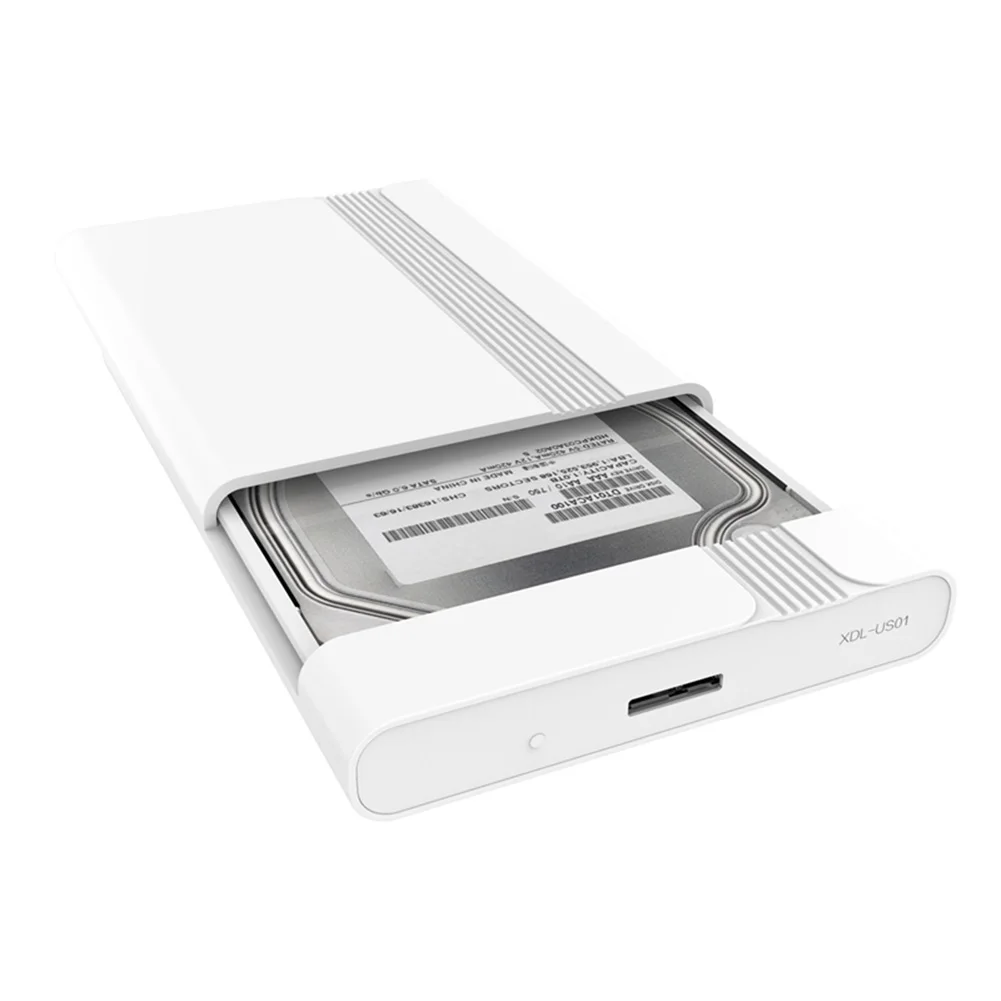2," USB 2,0 SATA HD Box 1 ТБ HDD жесткий диск Внешний корпус чехол с поддержкой до 2 ТБ средство резервного копирования данных для ПК ноутбука