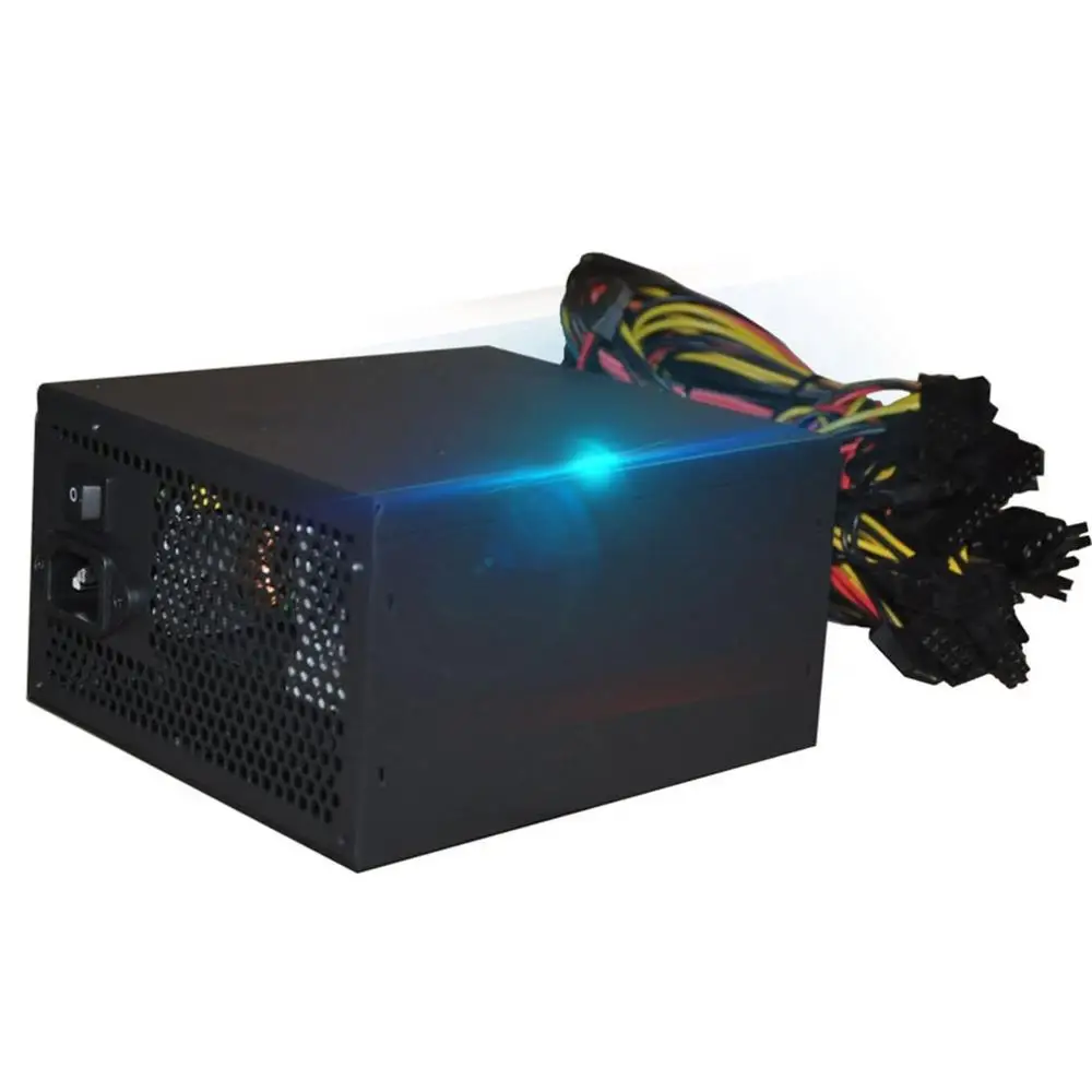 

High Efficiency 2000W Max Server PSU Power Supply Mining Machine Power Supply For ATX For Gold Mining Support Up To 8 GPU