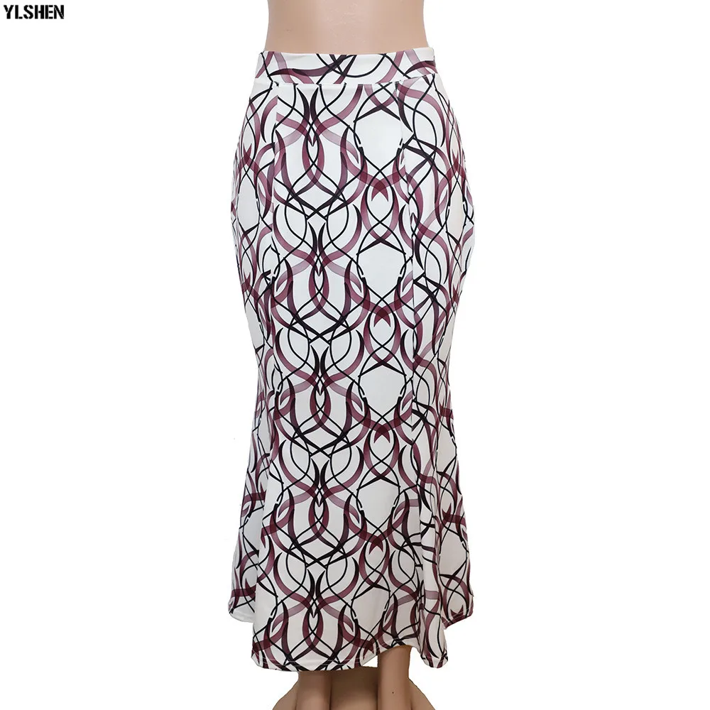African Dresses for Women 2 Piece Set African Clothes Dashiki Print Tops + Skirt Suits Bazin Riche Fashion Robe Africaine Femme 18