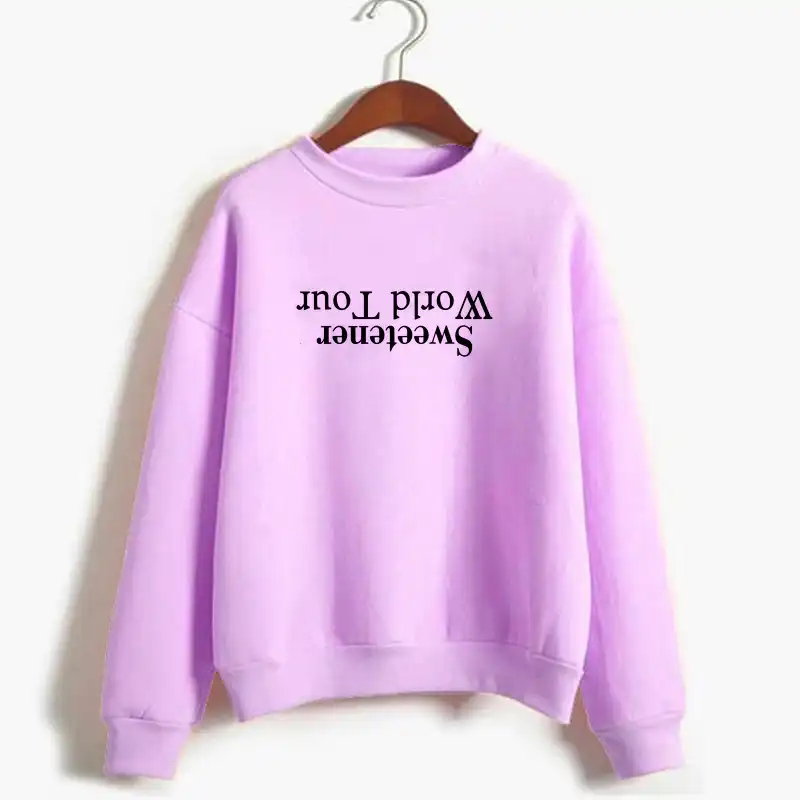 purple sweetener sweatshirt