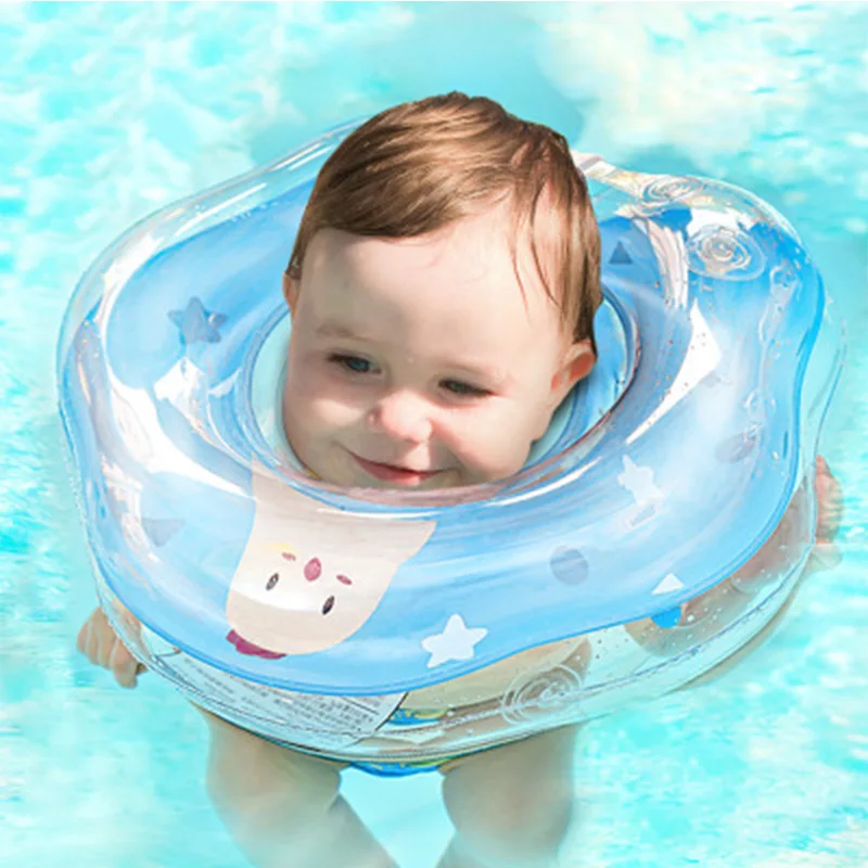 Baby Swimming Neck Ring Inflatable Circle Safety Infant Float Circle
