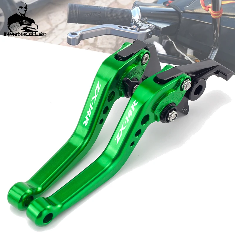 ZX 14R Регулируемый рычаг сцепления тормоза для Kawasaki ZX1400 /ZX14R /ZZR1400 2006-2017 2016 рычаги