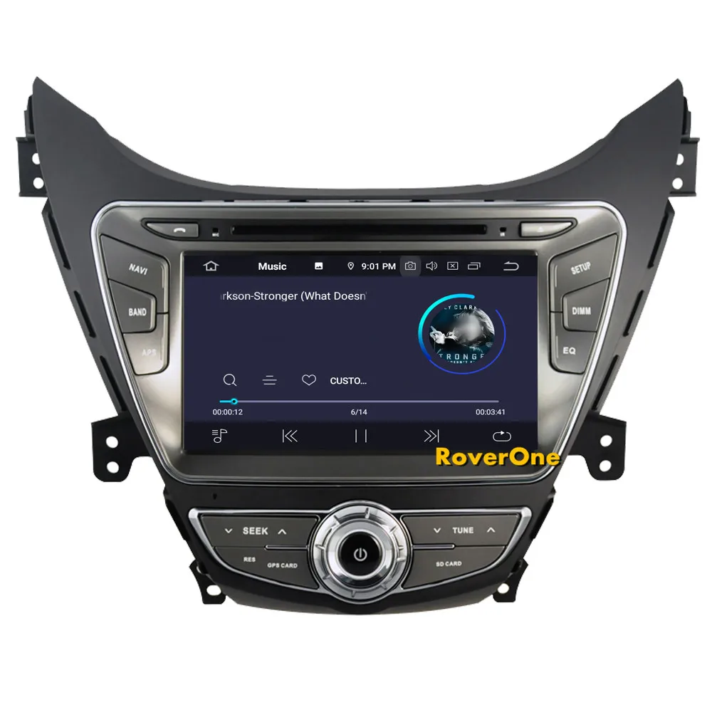 Excellent RoverOne For Hyundai Elantra Avante I35 2010 - 2013 Android 9.0 Autoradio Car Multimedia Player DVD GPS Navigation Head Unit 9