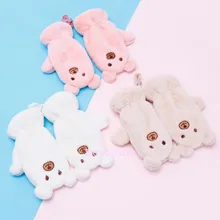 50 шт./партия, модные детские перчатки в стиле панды с животными, милые однотонные яркие цвета, милые детские перчатки