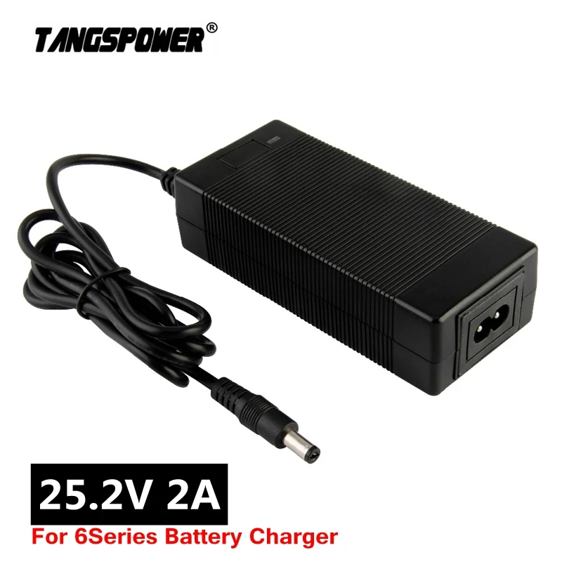 

21.6V 22.2V 2A DC 25.2V Three-stages charger for 14500 14650 17490 18500 18650 26500 Polymer lithium battery Pack Charger